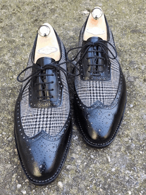 Tweed brogue oxford handmade shoes by rozsnyai (2)